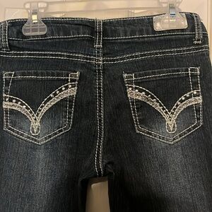 XOXO Girls Midnight Blue Cropped Jeans